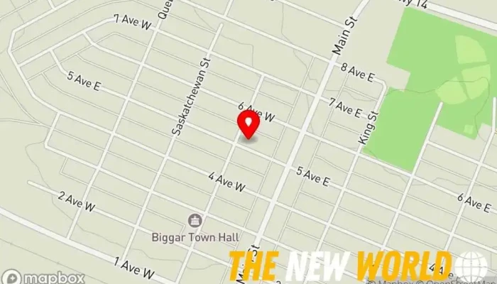 map of Ace Irrigation Lawn irrigation equipment supplier, Irrigation equipment supplier in Biggar