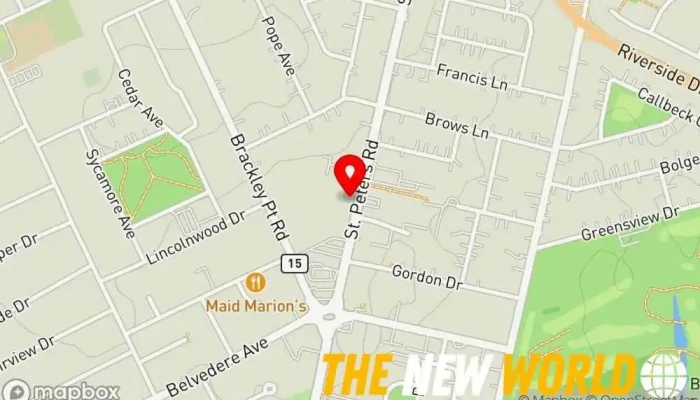 map of Advisory Council on the Status of Women Consultant in Charlottetown