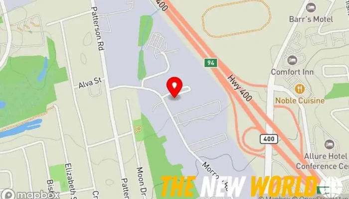 map of Albarrie Canada Industrial consultant, Civil engineer, Electrical substation, Fabric product manufacturer, Water filter supplier in Barrie