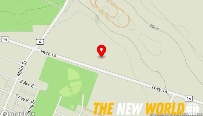 map of All Out Water Well Services & Drilling LTD Well drilling contractor, Drilling contractor in Biggar