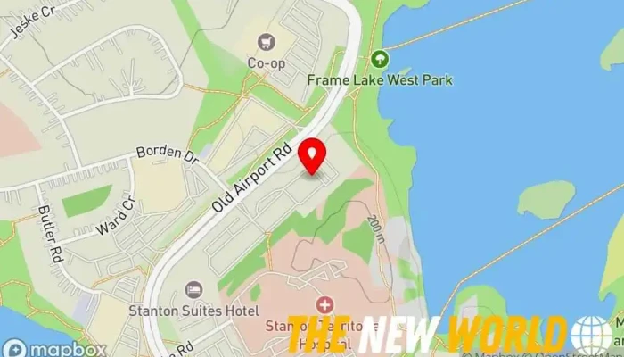 map of ALS Environmental Laboratory, Environmental health service in Yellowknife
