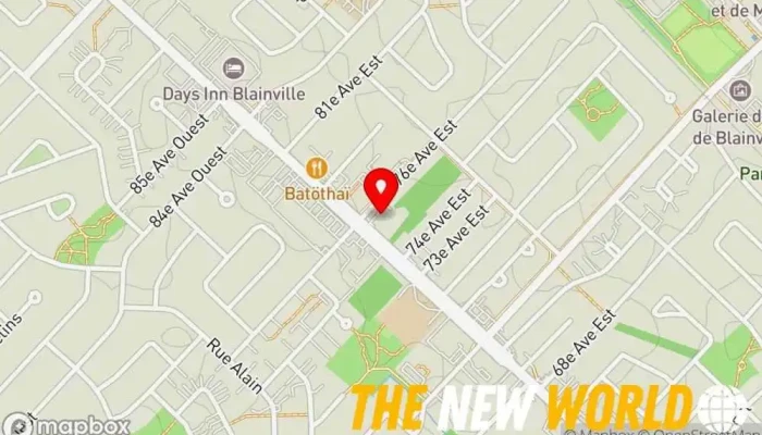 map of Ananest Inc Software company in Blainville