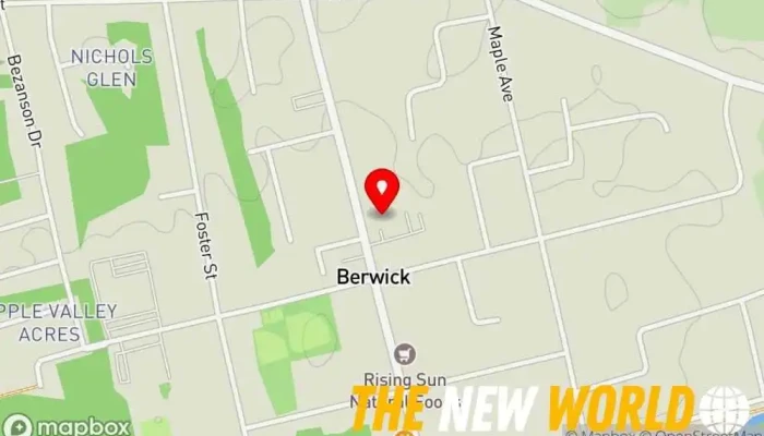map of Annapolis Valley Regional Library Public library in Berwick