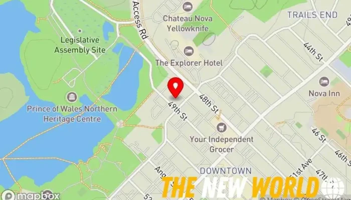 map of Association of Consulting Engineering Companies Non-profit organization in Yellowknife