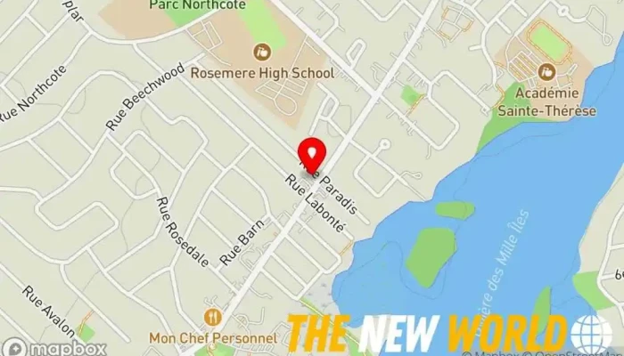 map of Auclair & Chartrand Notaires Notary public, Estate liquidator in Rosemère