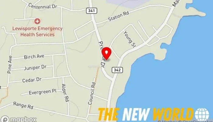 map of B & B Printers Print shop in Lewisporte