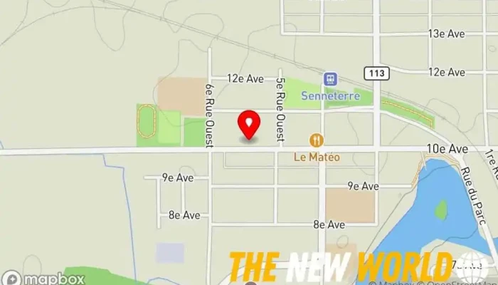 map of Bastien Lantagne Richard-Assoc Notary public in Senneterre