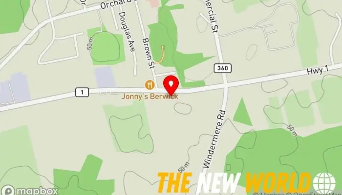 map of Berwick Self-Storage Self-storage facility in Berwick