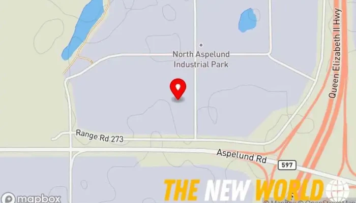 map of Beyond Energy Services & Technology (Manufacturing Center) Manufacturer in Blackfalds