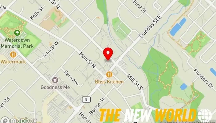 map of Birmingham Consulting Inc. Information services, Business management consultant, Computer consultant in Waterdown