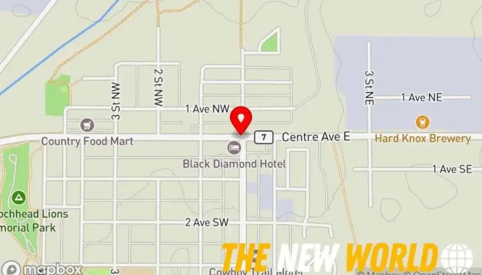 map of Black Diamond  in Black Diamond