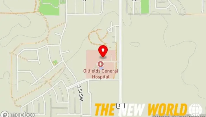 map of Black Diamond Mental Health Mental health service in Diamond Valley