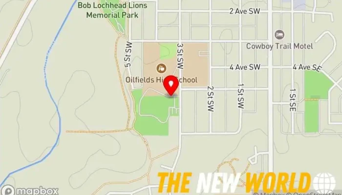 map of Black Diamond Out of School Care (OSC) After school program in Diamond Valley