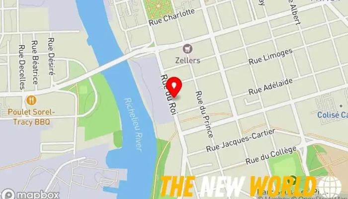 map of Blais & Associés Certified public accountant in Sorel-Tracy