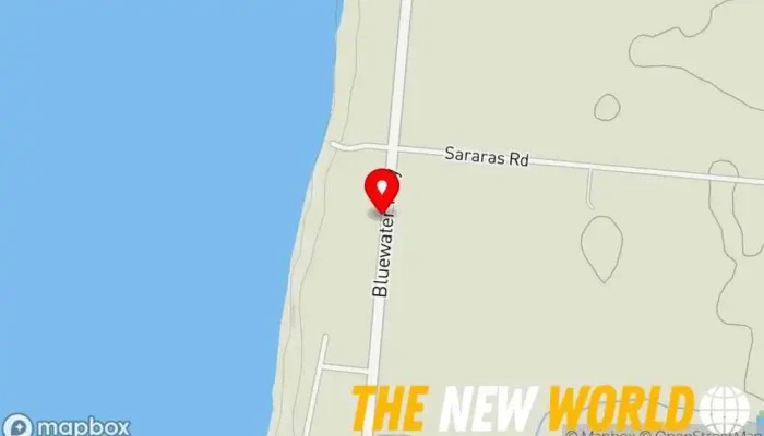 map of Bluewater Sunset Cottage Cottage rental in Dashwood