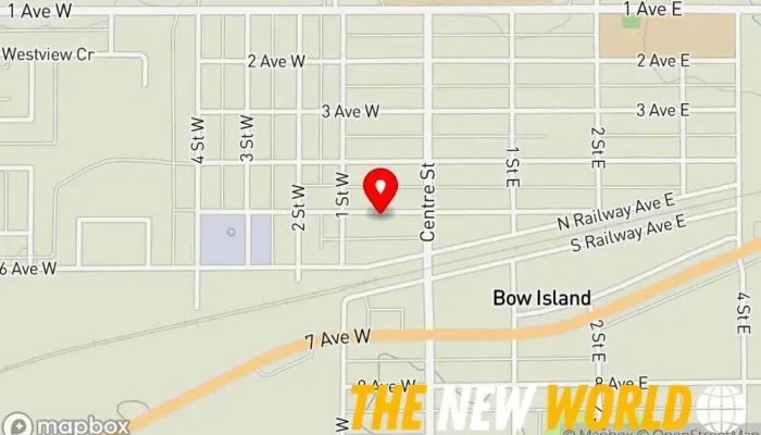 map of Bow Island Dental Centre Dentist, Cosmetic dentist, Dental clinic, Dental hygienist, Dental implants periodontist, Denture care center, Emergency dental service, Pediatric dentist in Bow Island