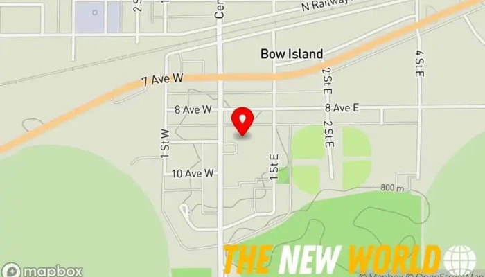 map of Bow Island Health Centre Community health centre, Emergency care service, Hospital in Bow Island