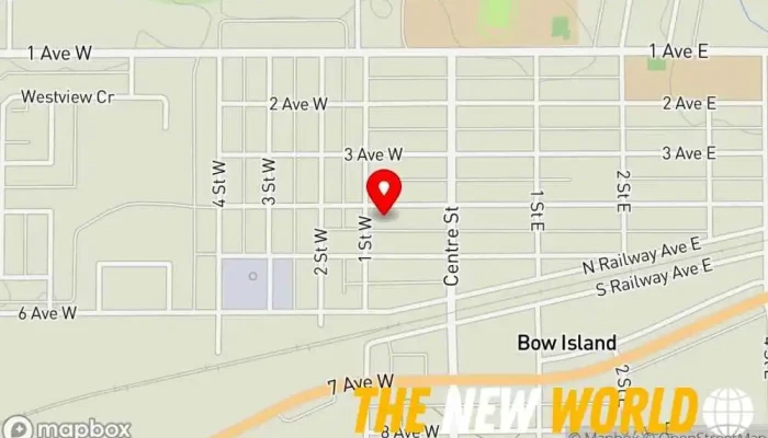 map of Bow Island Medical Clinic Medical clinic in Bow Island
