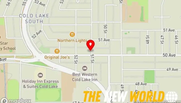 map of BPGS - BP Group Solutions Life insurance agency, Business to business service, Dental insurance agency, Financial consultant, Health insurance agency, Insurance agency, Insurance broker in Cold Lake