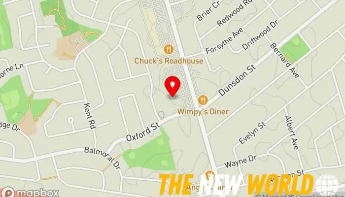 map of Brantford IT Solutions Computer support and services in Brantford