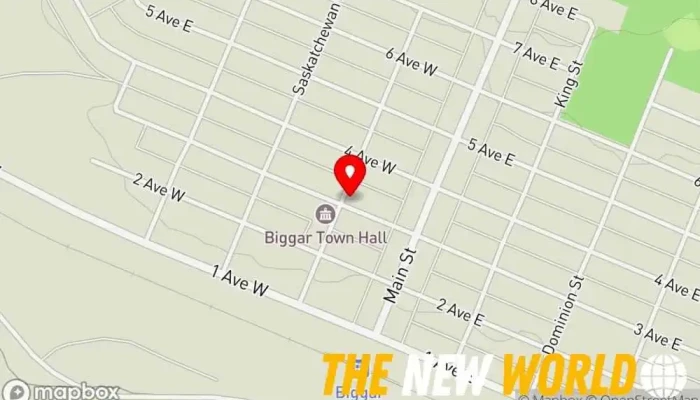 map of Campbell Accounting Services Accounting firm in Biggar