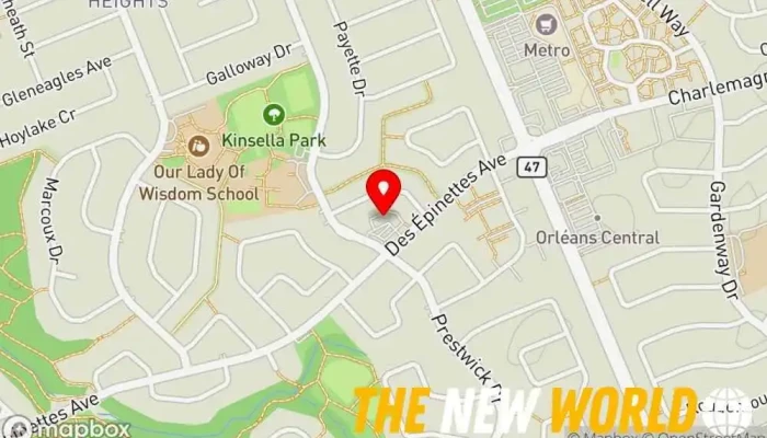 map of CAN-US Tax & Accounting Inc Accountant, Tax preparation in Ottawa