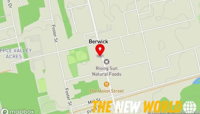 map of Canada Post Post office in Berwick