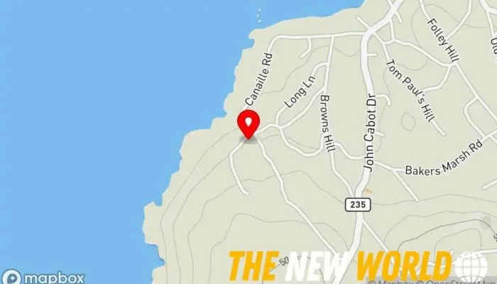 map of Caplin Cove Cottage Yellow Cottage rental in Bonavista