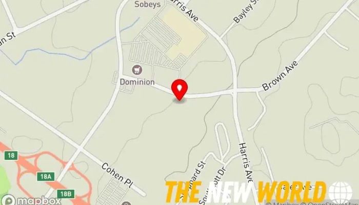 map of CBDC Central Business development service, Business management consultant, Financial institution in Grand Falls-Windsor