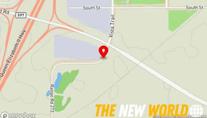 map of Central City Asphalt Ltd Paving contractor in Blackfalds