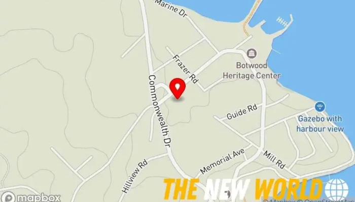 map of Central Health Hospital in Botwood