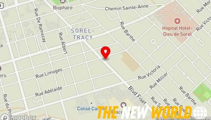 map of Centre Comptable de la Montérégie Accountant, Accounting firm, Bookkeeping service in Sorel-Tracy