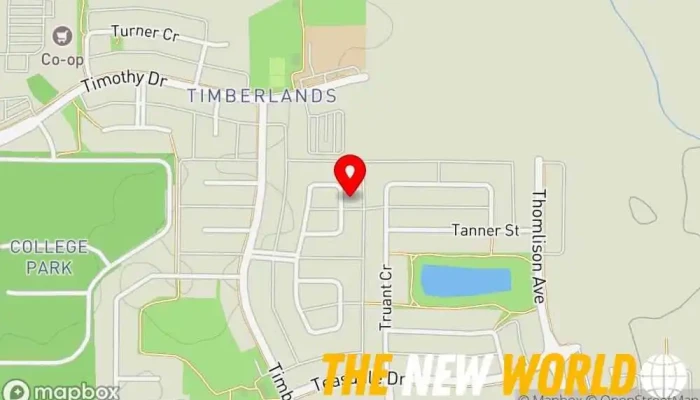 map of Cfwbuds Software company in Blackfalds