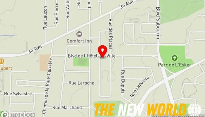 map of Champagne Normand C P A Bookkeeping service in Val-d'Or
