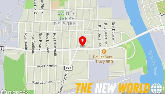 map of Champigny, notaire et conseiller juridique Notary public in Sorel-Tracy