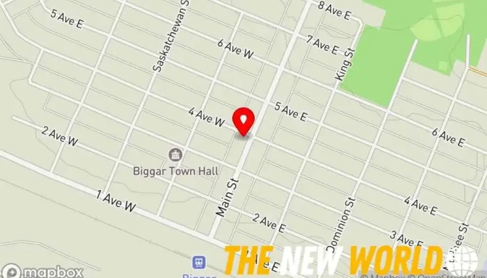 map of Chico's Auto Works Auto repair shop in Biggar