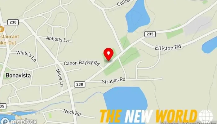 map of Christ Church Anglican Cemetery Cemetery in Bonavista