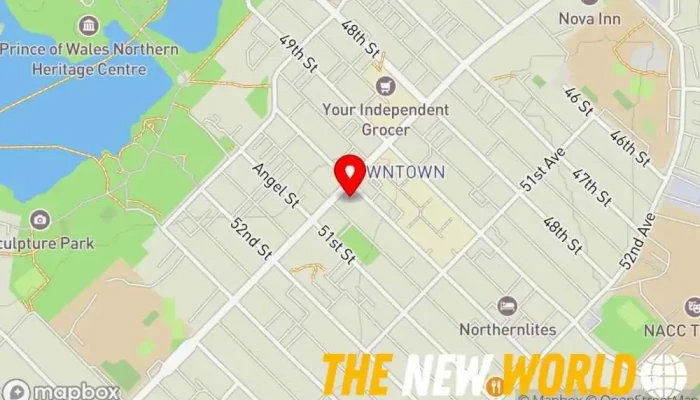 map of CIBC Business Advisor: Renee Comeau Financial consultant in Yellowknife