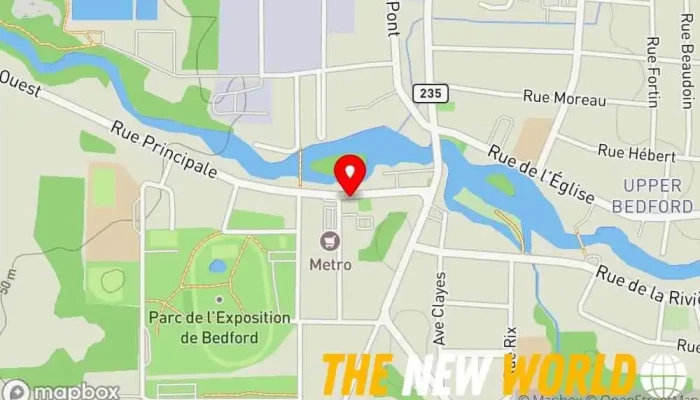 map of Clinique de denturologie Bedford Denture care center, Dental clinic, Dental laboratory in Bedford