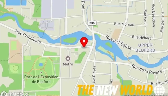 map of Clinique vétérinaire Bedford inc. Veterinarian in Bedford