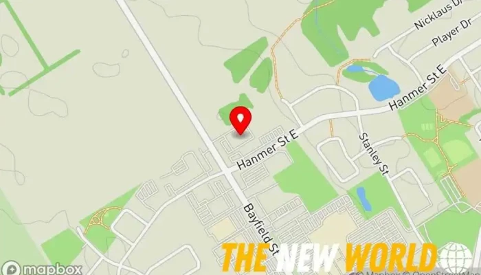 map of Cloud Partners Inc. Computer support and services in Barrie
