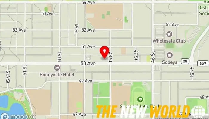 map of Comm Words Ink LTD Print shop, Commercial printer, Custom label printer, Digital printer, Envelope supplier, Graphic designer in Bonnyville