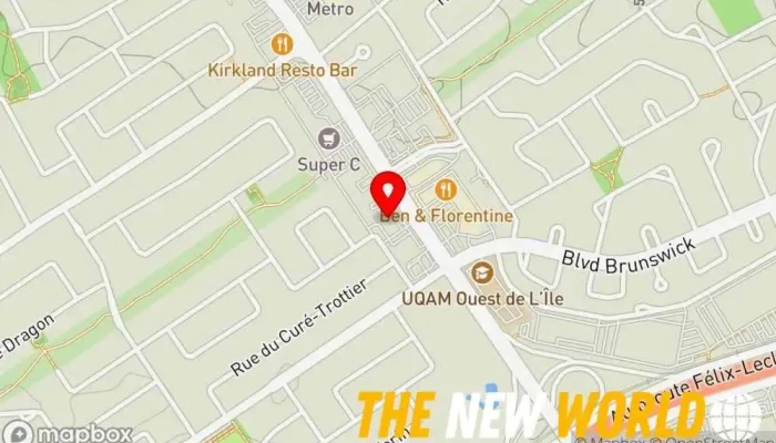 map of Comptabilité Padgett Lakeshore - Accounting Services Accounting firm, Bookkeeping service, Certified public accountant, Tax consultant, Tax preparation, Tax preparation service in Kirkland