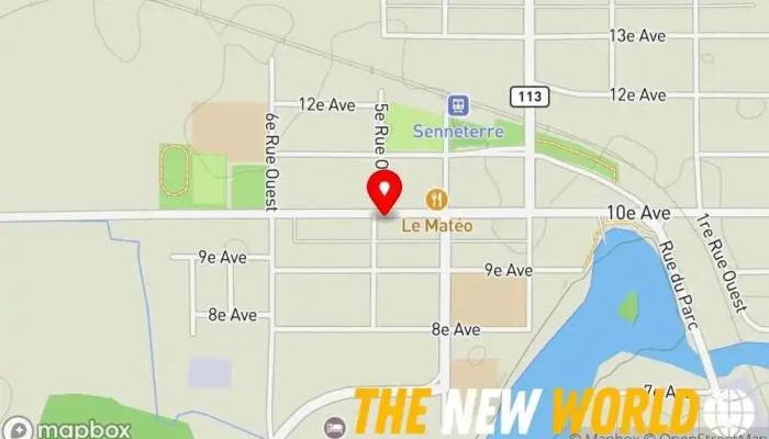 map of Comptabilite Service Plus Bookkeeping service in Senneterre