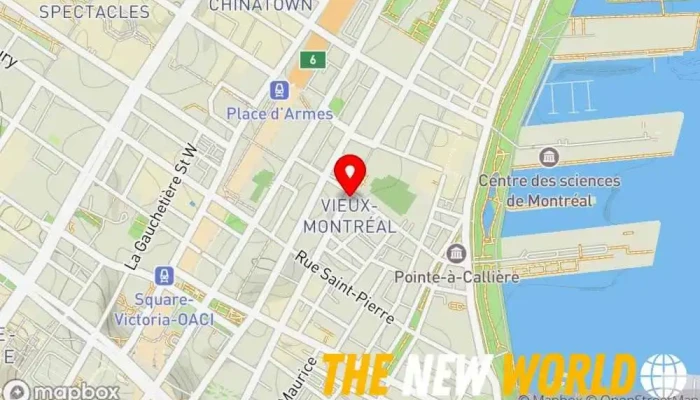 map of Conexa - Immigration Entrepreneuriale Canada Business development service, Business management consultant, Immigration attorney in Ville-Marie
