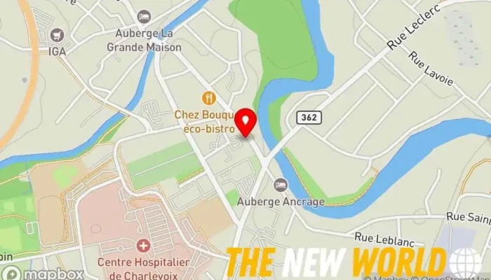 map of Conseiller d'orientation, psychothérapeute Yannick Searles Career guidance service in Baie-Saint-Paul