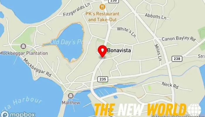 map of Crosbie Job Insurance Limited Insurance agency, Auto insurance agency, Home insurance agency, Insurance company, Renter's insurance agency in Bonavista