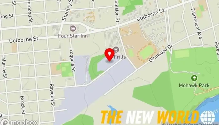 map of D3logics Brantford Computer support and services in Brantford
