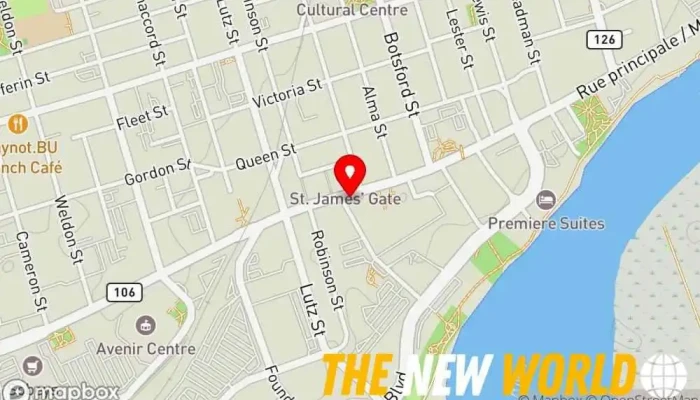 map of Deloitte Consultant in Moncton