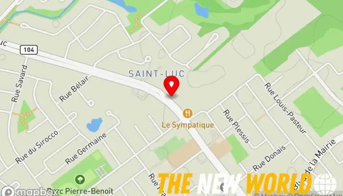 map of Département TI Computer support and services, Computer consultant, Computer security service, Computer service in Saint-Jean-sur-Richelieu